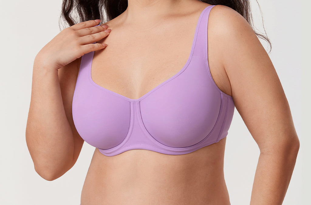 Women's Supportive Full Coverage Bra Beige
