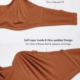 Women's Supportive Unlined Strapless Bra Beige