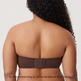 Women's Supportive Unlined Strapless Bra Beige