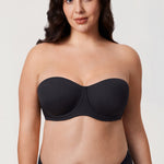 Women's Supportive Unlined Strapless Bra White