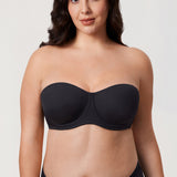 Women's Supportive Unlined Strapless Bra White