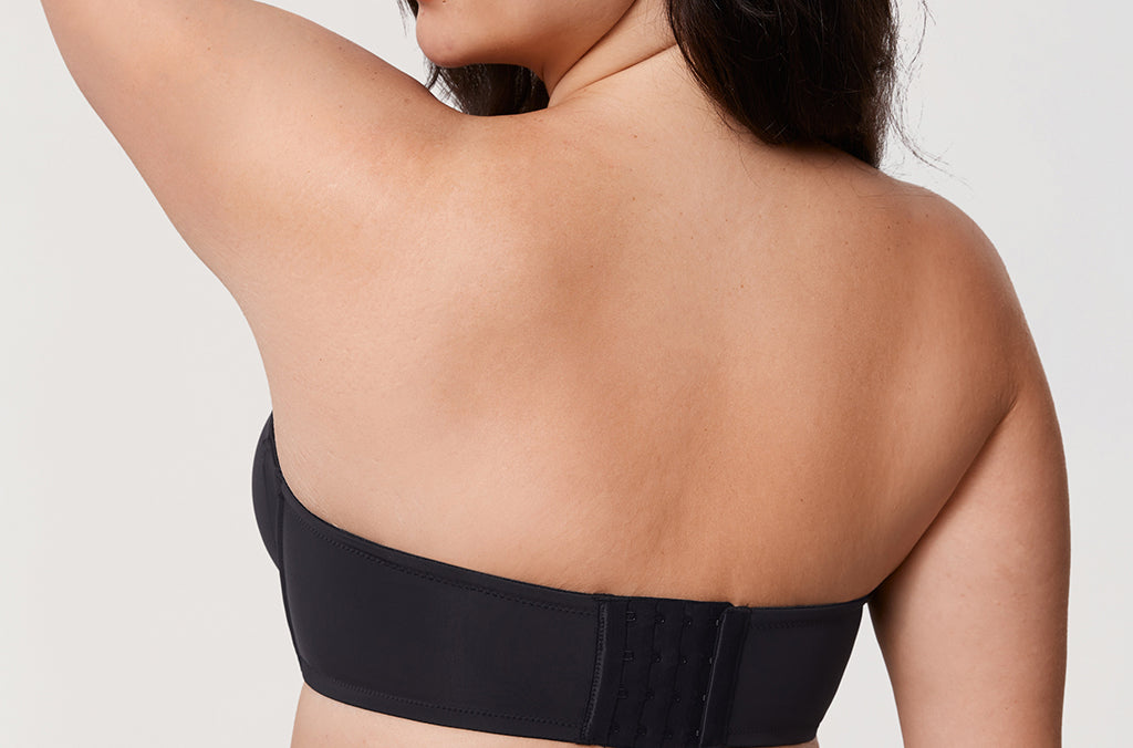 Women's Supportive Unlined Strapless Bra White