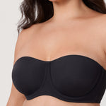 Women's Supportive Unlined Strapless Bra White