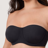 Women's Supportive Unlined Strapless Bra White