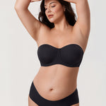 Women's Supportive Unlined Strapless Bra White