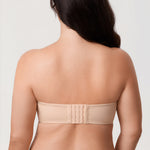 Women's Supportive Unlined Strapless Bra Beige