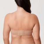 Women's Supportive Unlined Strapless Bra Beige