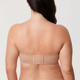 Women's Supportive Unlined Strapless Bra Beige