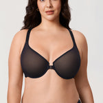 Women's Vintage Lace Racerback Bra Black