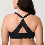 Women's Vintage Lace Racerback Bra Black