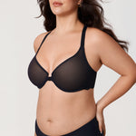 Women's Vintage Lace Racerback Bra Black