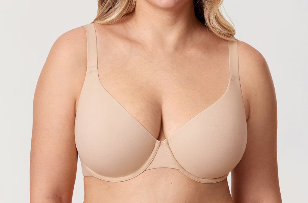 Women's Everyday Plunge Underwire Bra Frost Blue