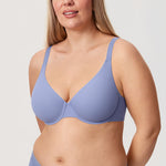 Women's Everyday Plunge Underwire Bra Frost Blue