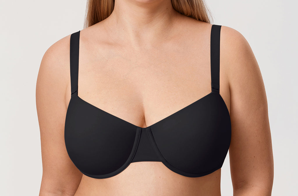 Women's Everyday Underwire Balconette Bra Beige