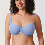Women's Everyday Underwire Balconette Bra Beige