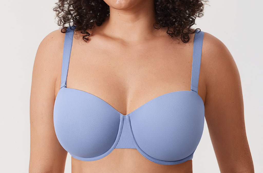 Women's Everyday Underwire Balconette Bra Beige