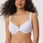 Women's Lace Front Closure Posture Bra Rose Smoked