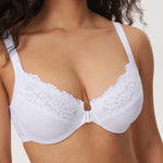 Women's Lace Front Closure Posture Bra Rose Smoked