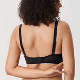 Women's Sheer Mesh Balconette Bra Orchid Hush