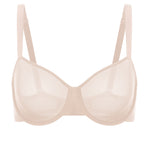 Women's Sheer Mesh Balconette Bra Orchid Hush