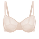Women's Sheer Mesh Balconette Bra Orchid Hush