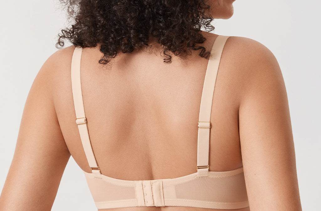 Women's Sheer Mesh Balconette Bra Orchid Hush