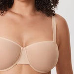 Women's Sheer Mesh Balconette Bra Orchid Hush