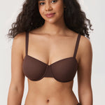 Women's Sheer Mesh Balconette Bra Orchid Hush