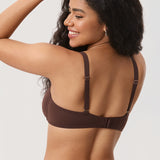Women's Sheer Mesh Balconette Bra Orchid Hush