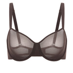 Women's Sheer Mesh Balconette Bra Orchid Hush