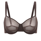 Women's Sheer Mesh Balconette Bra Orchid Hush