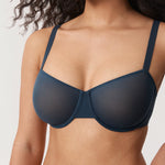 Women's Sheer Mesh Balconette Bra Orchid Hush
