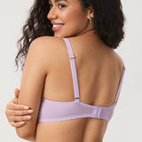 Women's Sheer Mesh Balconette Bra Orchid Hush