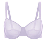 Women's Sheer Mesh Balconette Bra Orchid Hush