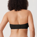 Women's Mesh Unlined Strapless Bra White