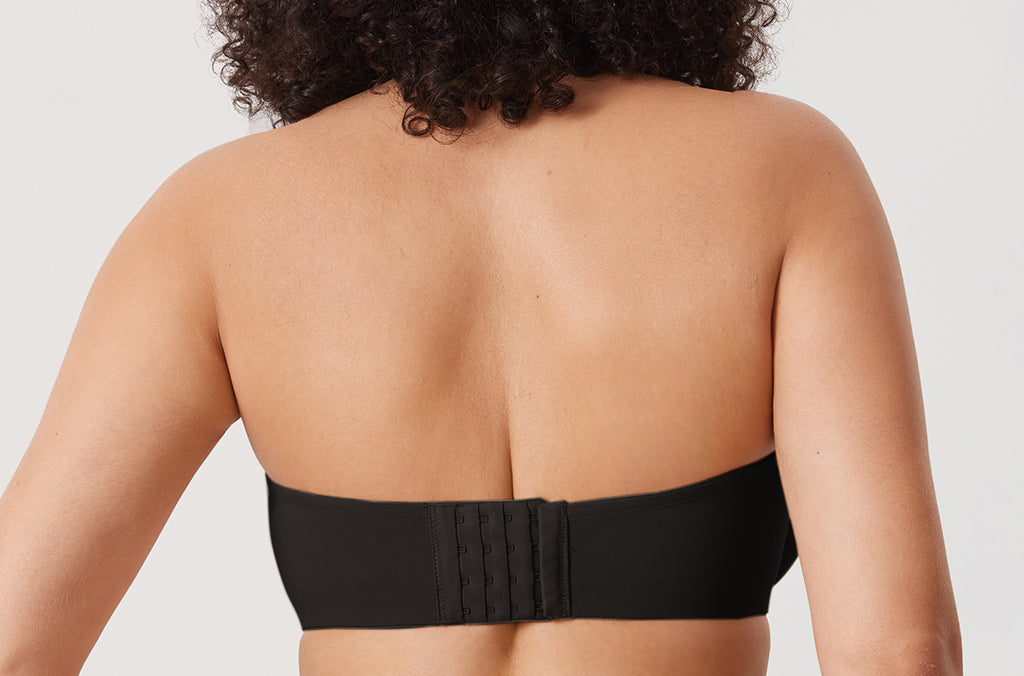 Women's Mesh Unlined Strapless Bra White