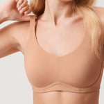 Women's Mesh Monowire Full Coverage Bra - Underwire & Unlined Black
