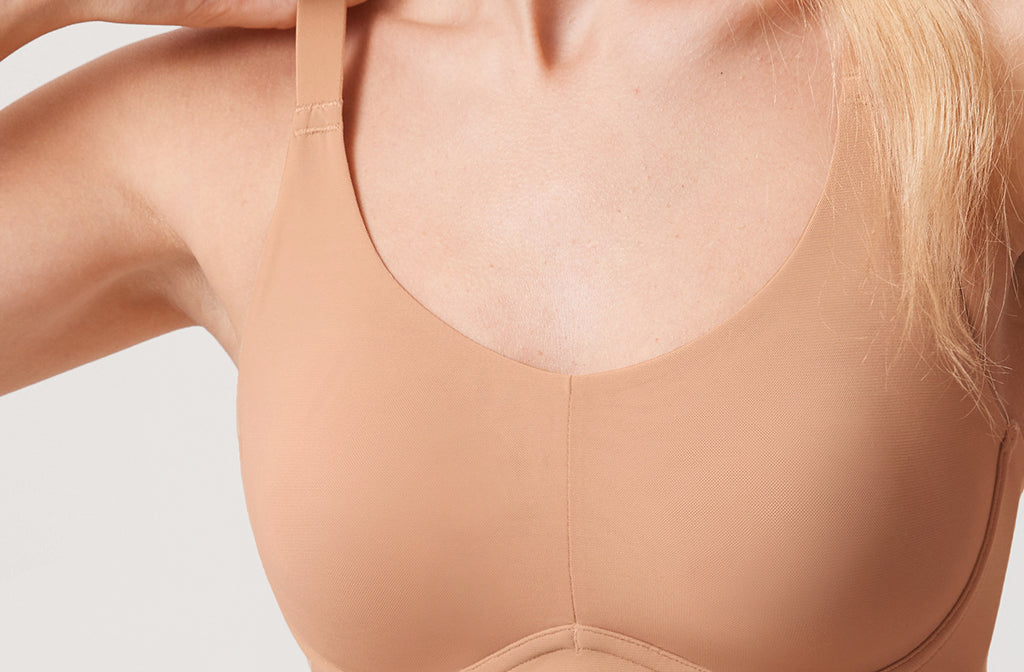 Women's Mesh Monowire Full Coverage Bra - Underwire & Unlined Black