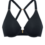 Women's Convertible X-Back Front Closure Bra - Underwire/Unlined/Racerback Beige