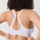 Women's Convertible X-Back Front Closure Bra - Underwire/Unlined/Racerback Beige