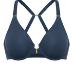 Women's Convertible X-Back Front Closure Bra - Underwire/Unlined/Racerback Sargasso