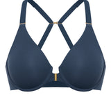 Women's Convertible X-Back Front Closure Bra - Underwire/Unlined/Racerback Sargasso