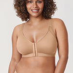 Women's X-shaped Back Posture Bra Soft Tan