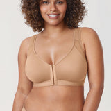 Women's X-shaped Back Posture Bra Soft Tan