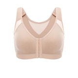 Women's X-shaped Back Posture Bra Soft Tan