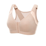 Women's X-shaped Back Posture Bra Soft Tan