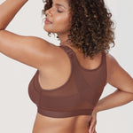 Women's X-shaped Back Posture Bra Soft Tan