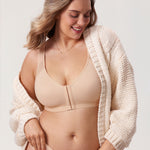 Women's X-shaped Back Posture Bra Beige