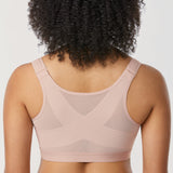 Women's X-shaped Back Posture Bra Soft Tan