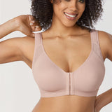 Women's X-shaped Back Posture Bra Soft Tan